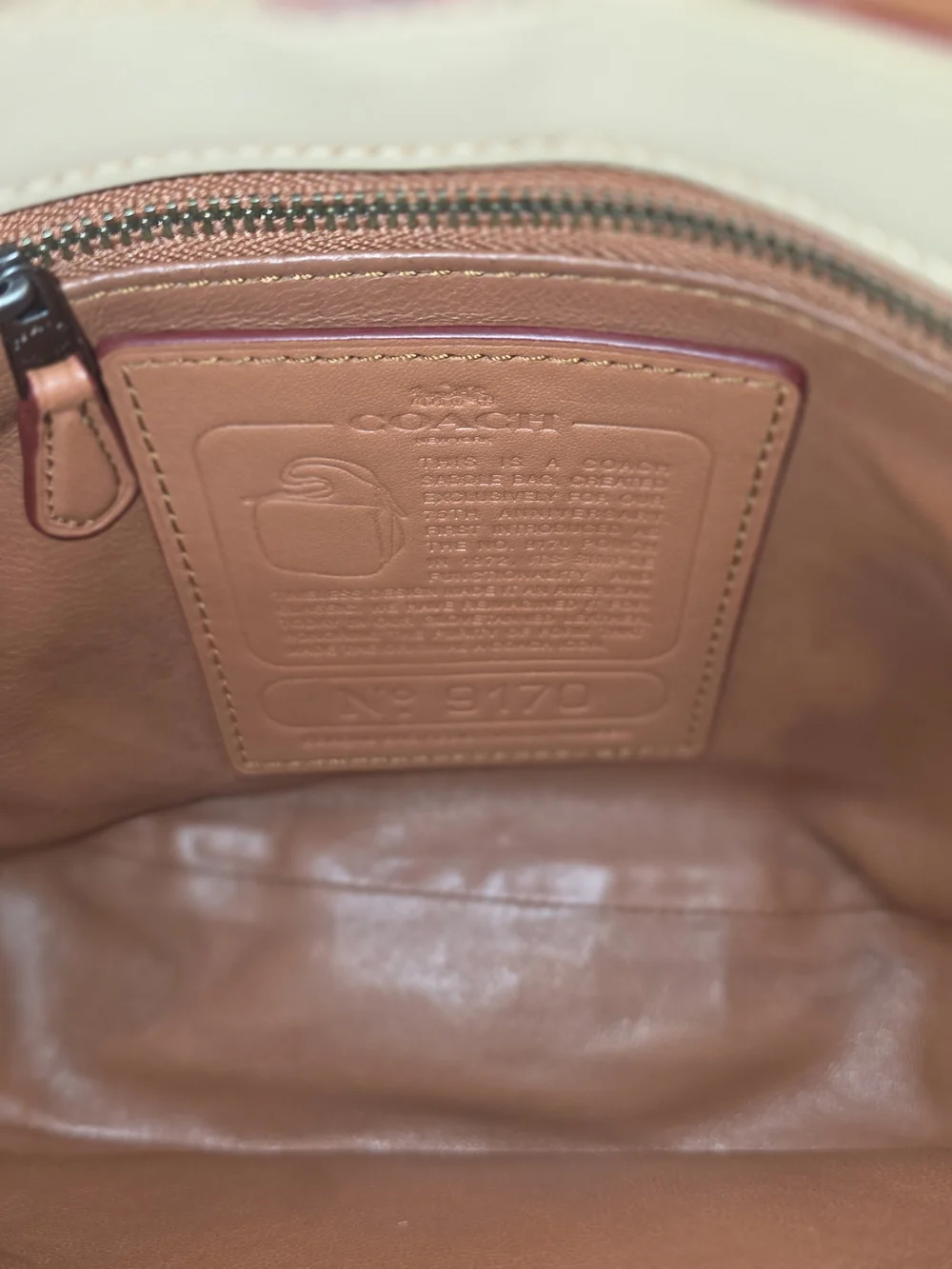 Coach 75th Anniversary Saddle Bag,Limited Edition